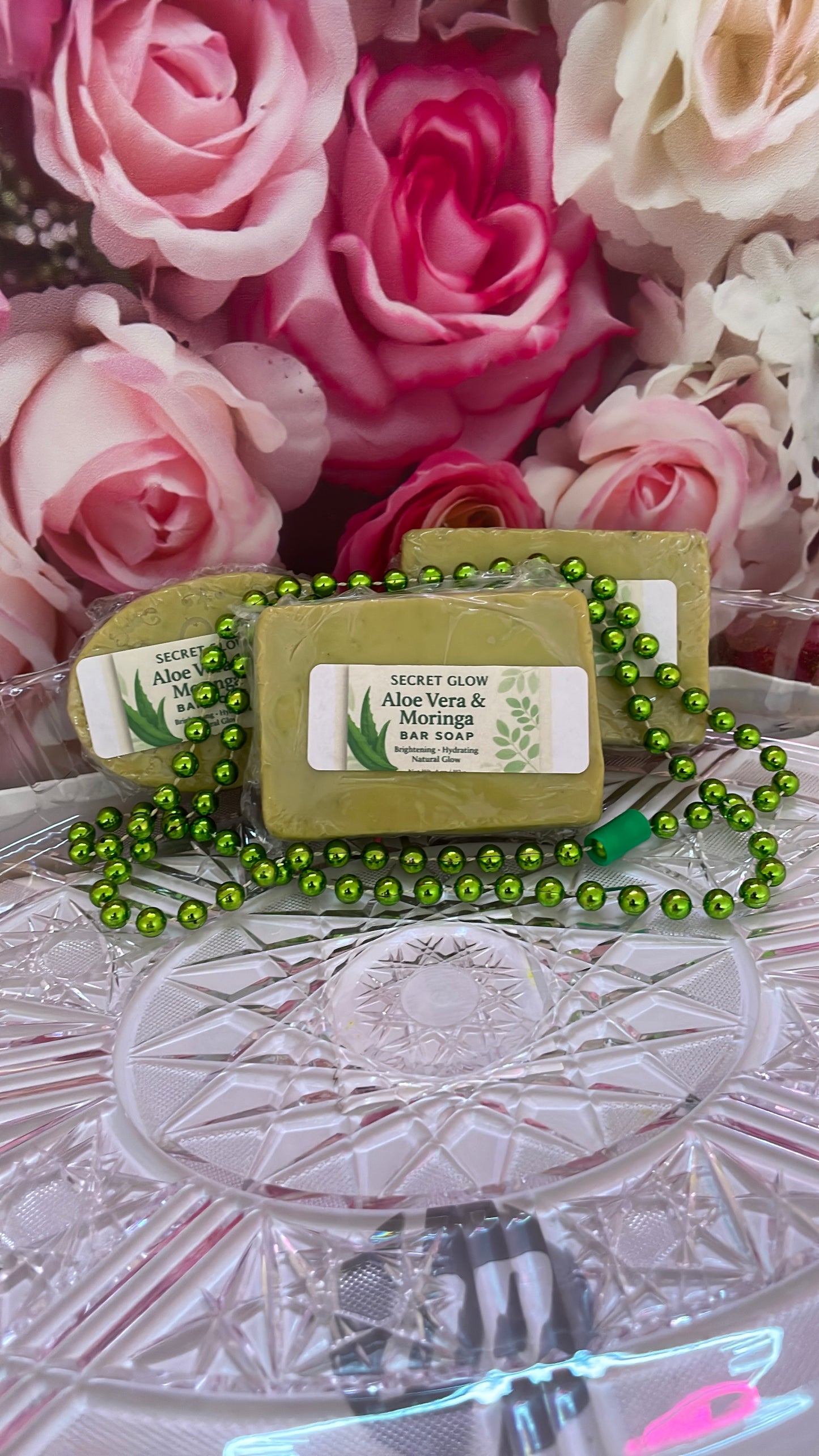 Aloe Vera soap moringa green tea