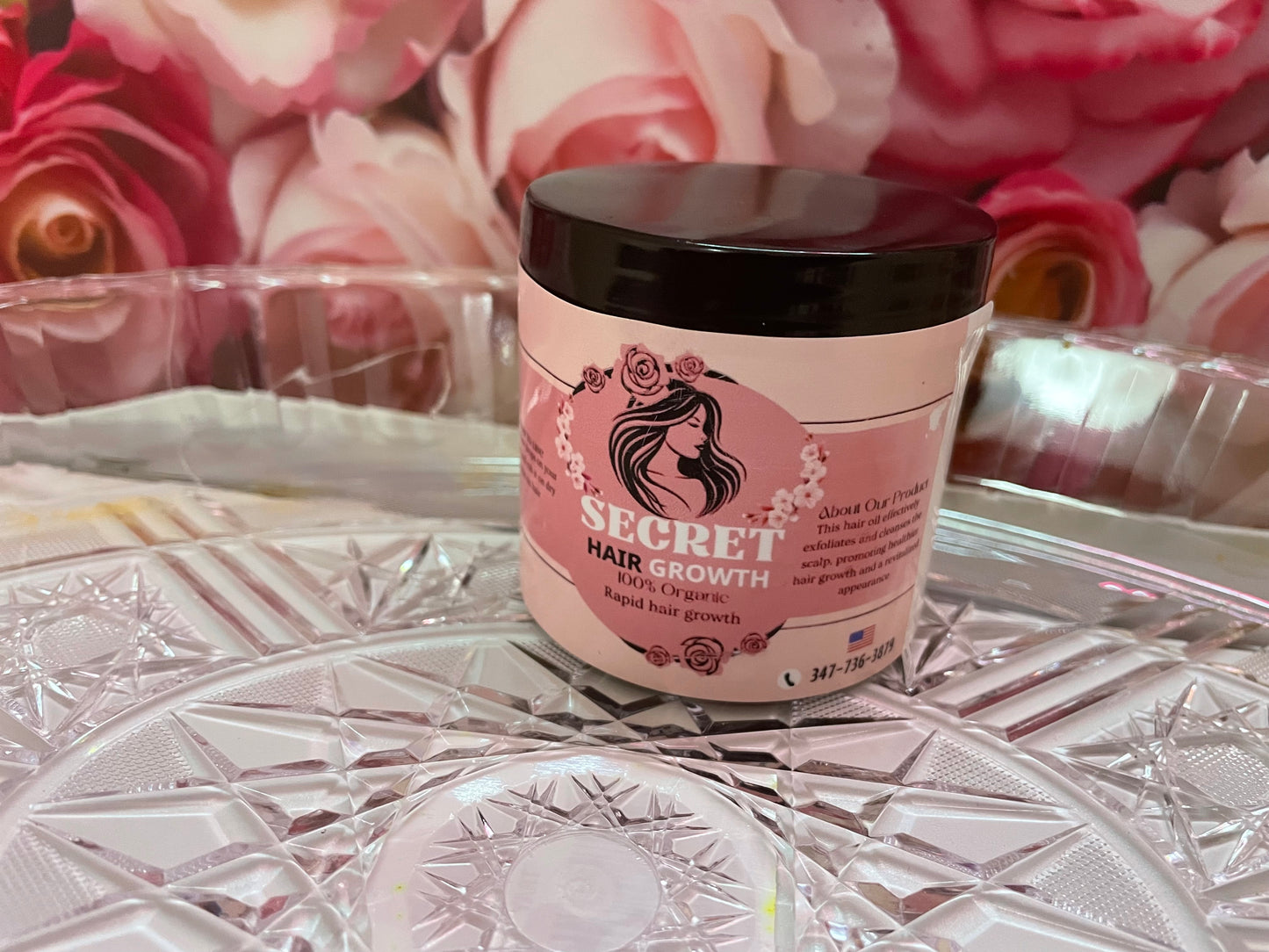 Small hair balm secret hair growth 4oz