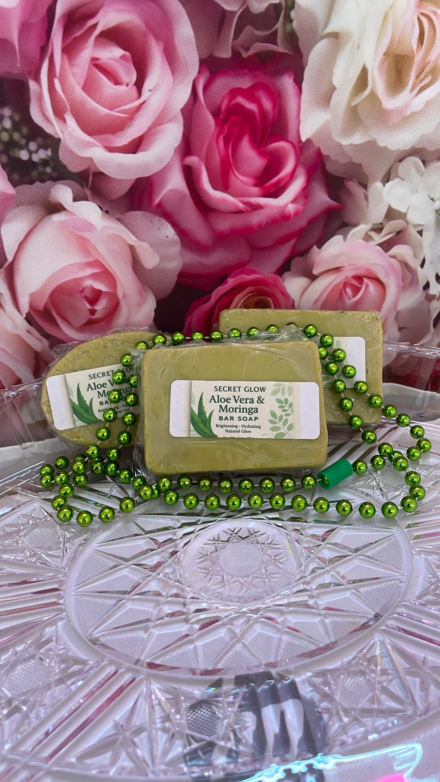 Aloe Vera soap moringa green tea