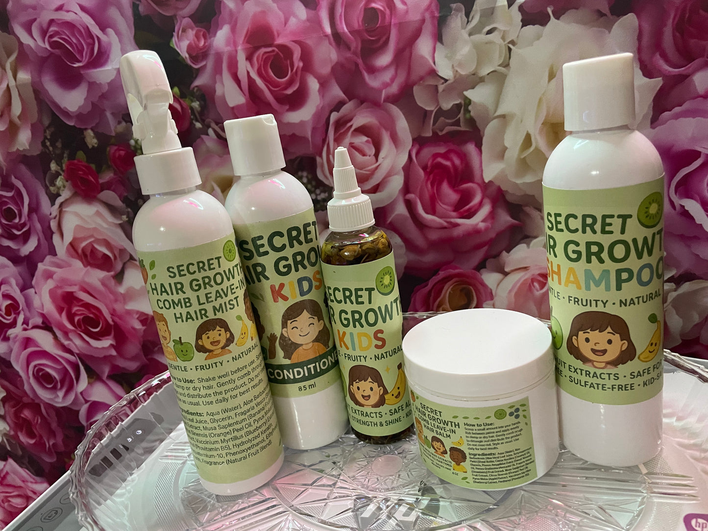 Secret hair growth kids set