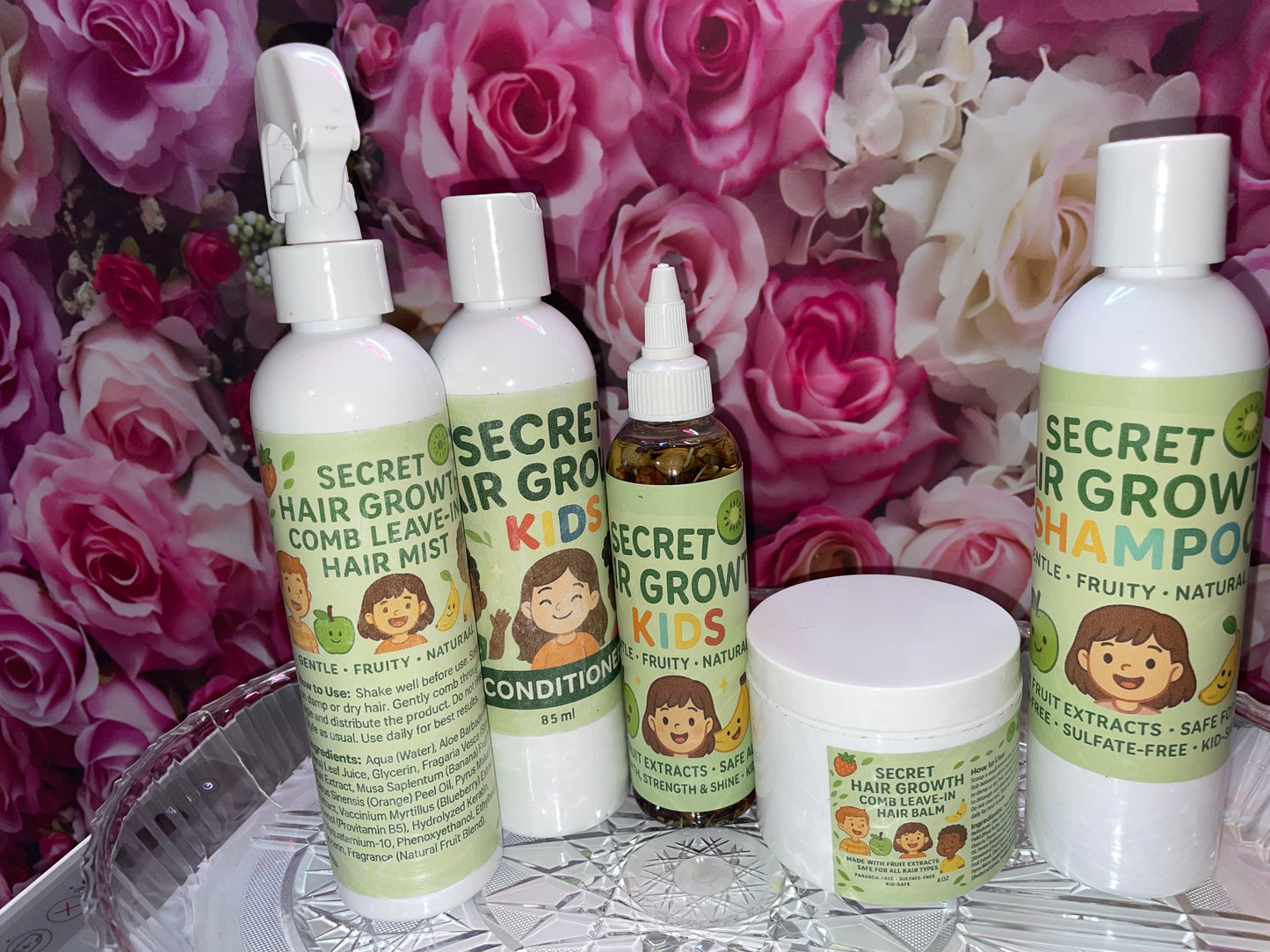 Secret hair growth kids set