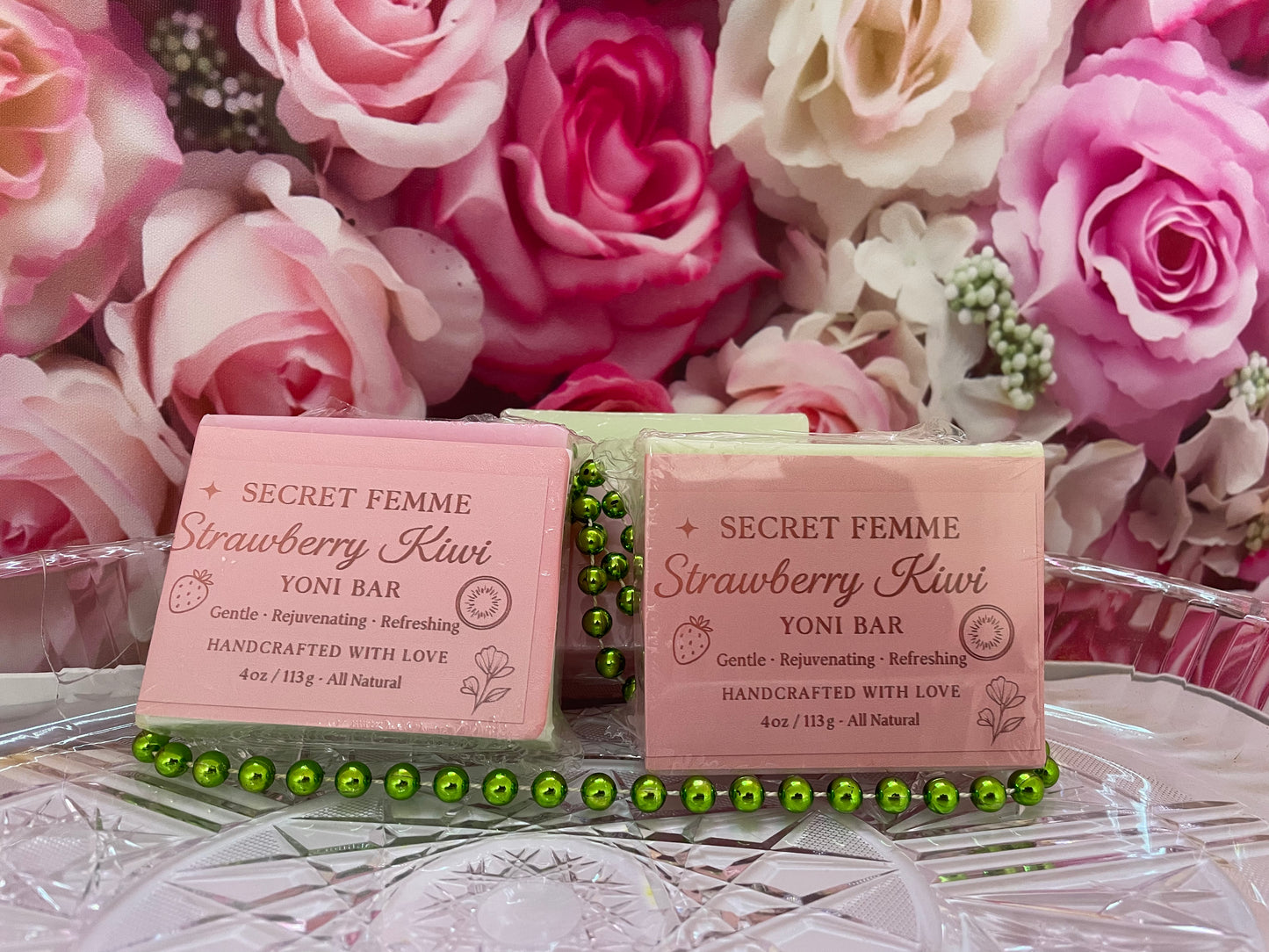 Strawberry kiwi yoni soap