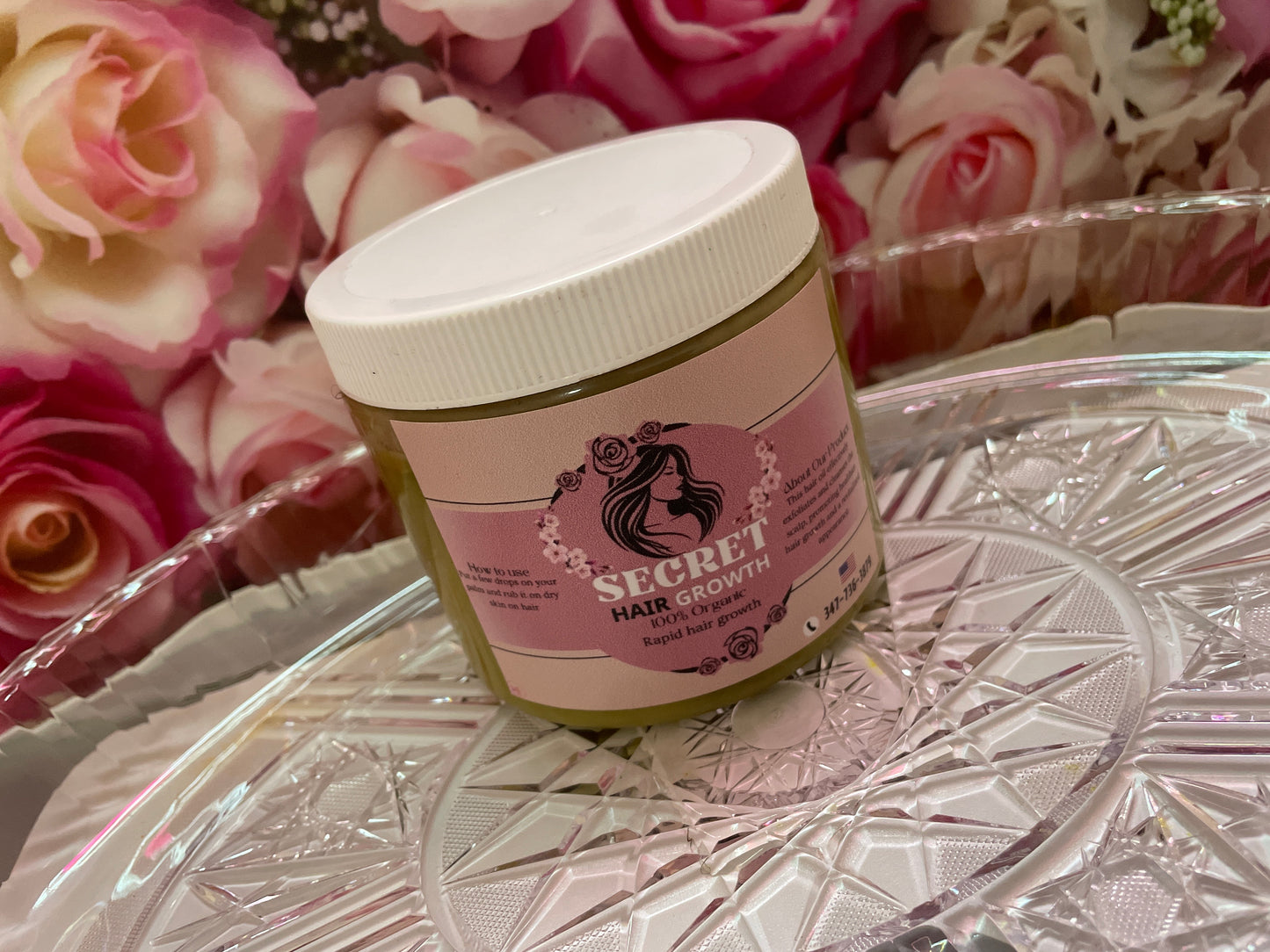Small hair balm secret hair growth 4oz