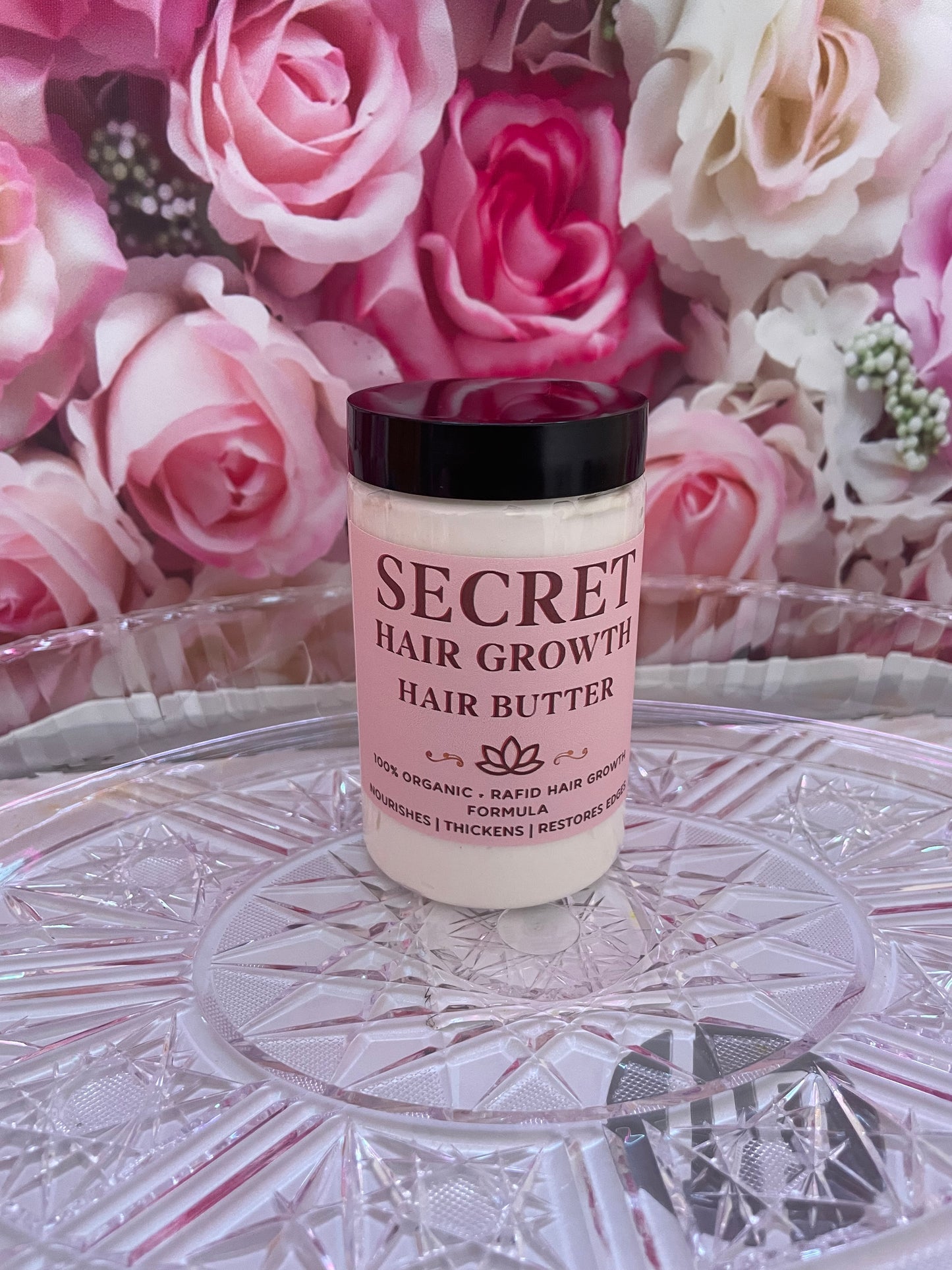 Secret hair growth spay and butter
