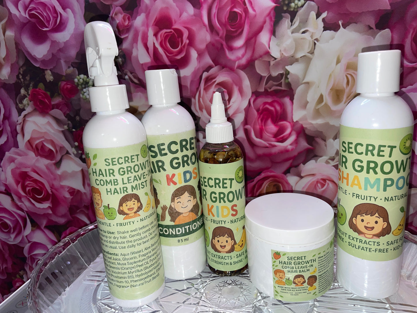 Secret hair growth kids set
