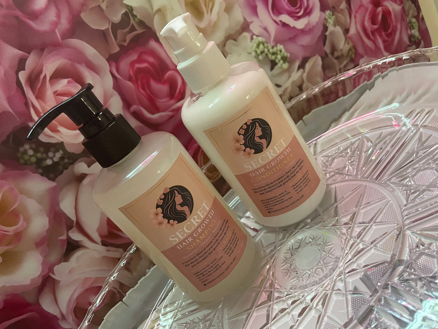 Secret hair growth shampoo and conditioner 8oz set