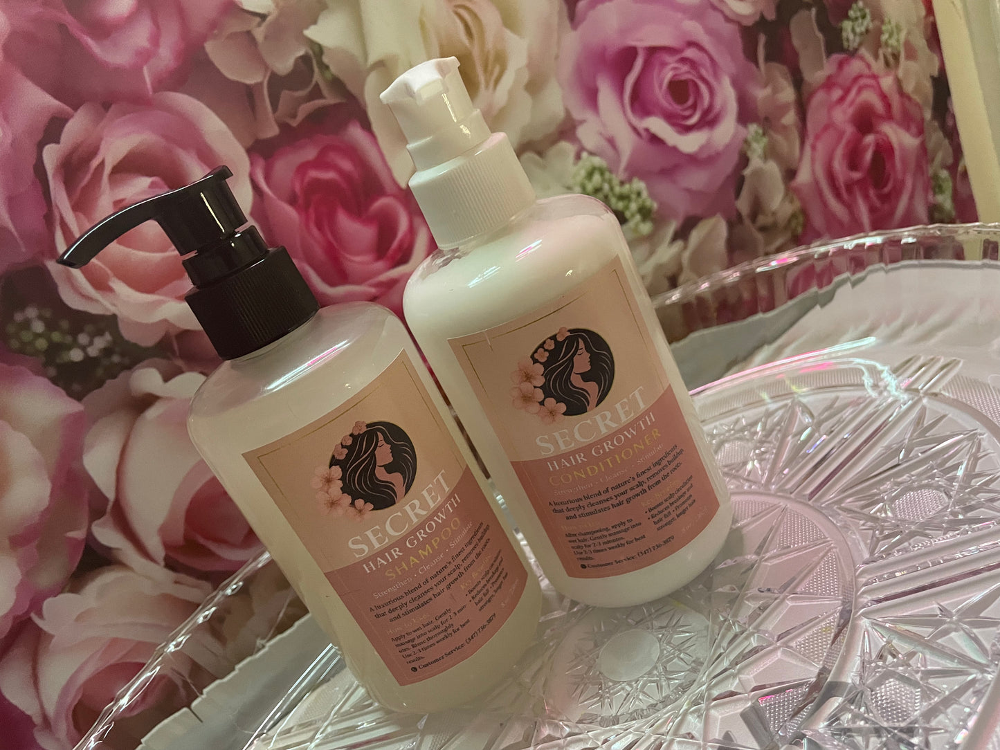Secret hair growth shampoo and conditioner 8oz set