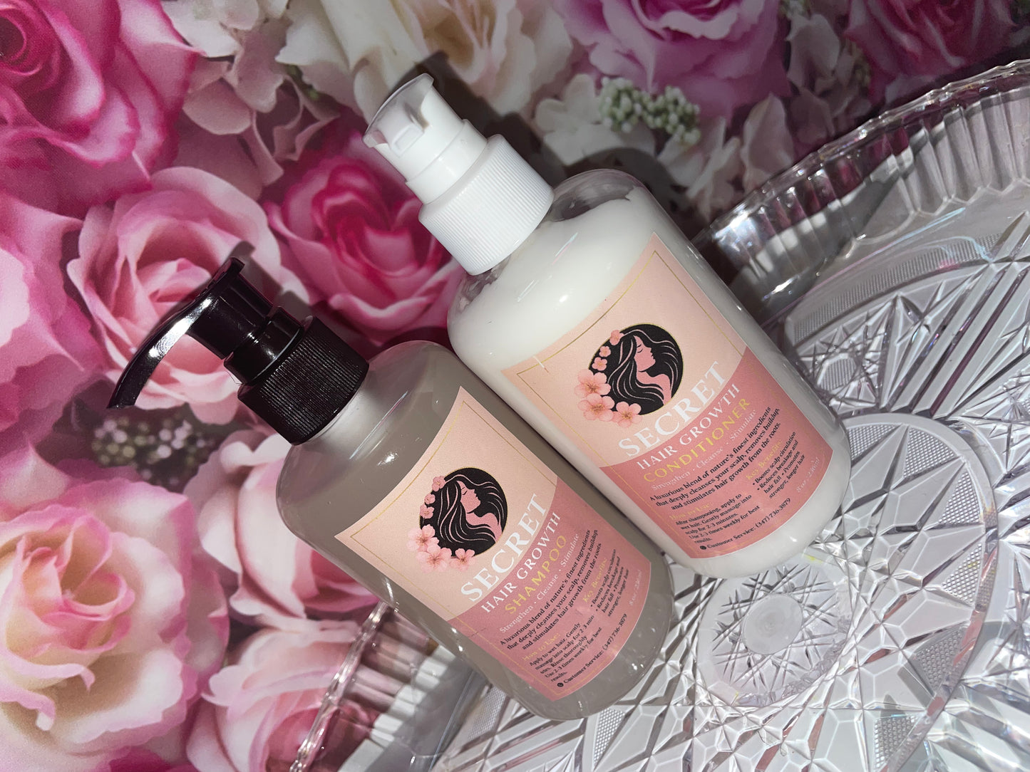 Secret hair growth shampoo and conditioner 8oz set