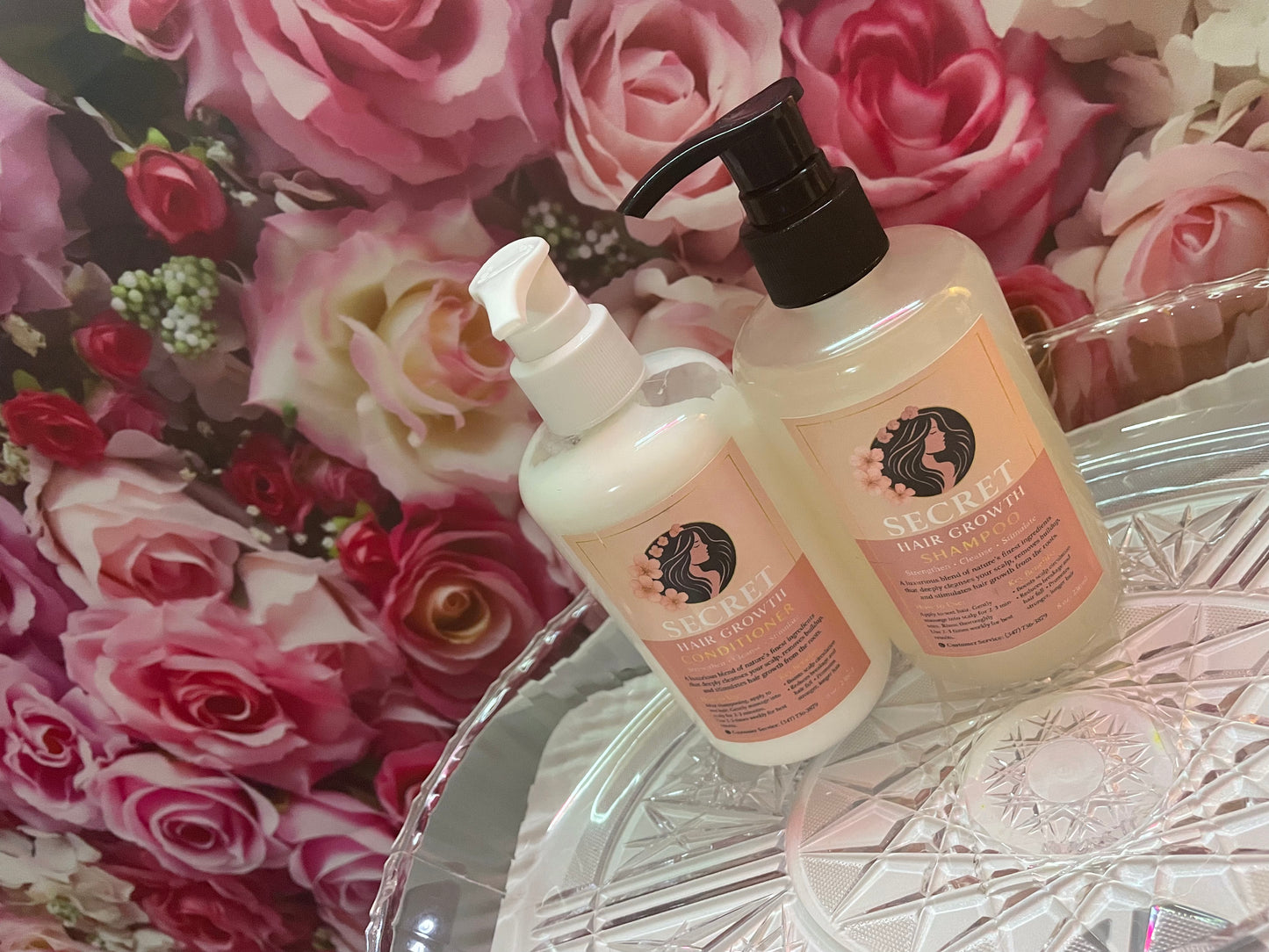 Secret hair growth shampoo and conditioner 8oz set