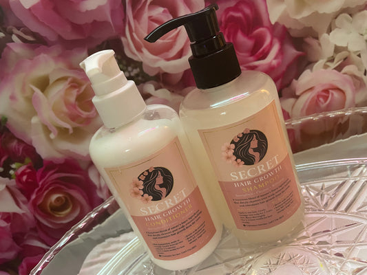 Secret hair growth shampoo and conditioner 8oz set
